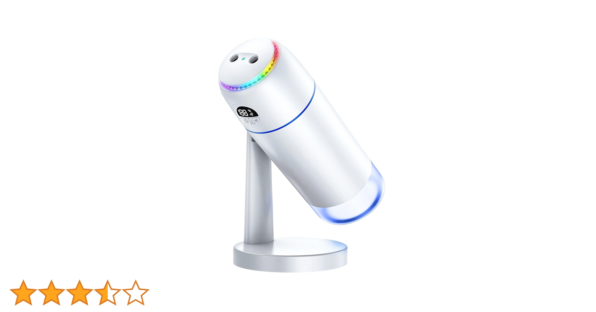 卓上 加湿器 小型 USB 充電式 静音 UV除菌 ダブルノズル 500ml 卓上 加湿器 小型 USB 充電式 静音 UV除菌 ダブルノズル 500ml